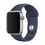 Náramok Devia pre Apple Watch 38/40/41mm, silikónový - tmavo-modrý
