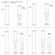 FIXED Nylon Strap Apple Watch 38/40/41 mm, modrý - veľkosť L – Obrázok 3