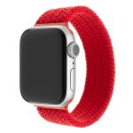FIXED Nylon Strap Apple Watch 38/40/41 mm, červený - veľkosť S