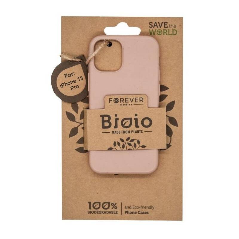 Forever-Bioio-na-iPhone-13-Pro-ruzova-appleprodukty.sk_ Kryt Forever Bioio na iPhone 13 Pro - ružový – Obrázok 1