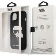 Karl Lagerfeld PU Saffiano Karl Head pre iPhone 13 čierny – Obrázok 6