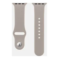 OBAL:ME silikónový remienok pre Apple Watch 42-49mm M-L, béžový – Obrázok 3