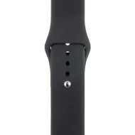 OBAL:ME silikónový remienok pre Apple Watch 42-49mm M-L, čierny – Obrázok 5