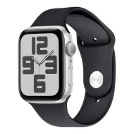 OBAL:ME silikónový remienok pre Apple Watch 42-49mm M-L, čierny – Obrázok 3