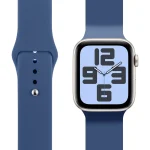 OBAL:ME silikónový remienok pre Apple Watch 42-49mm M-L, modrý