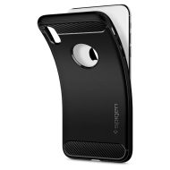 Spigen Rugged Armor kryt iPhone X/XS čierny – Obrázok 4