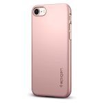 Obal Spigen Thin Fit na iPhone 7 / 8 / SE 2020-2022 ružový