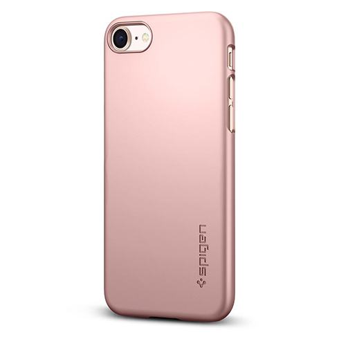 Obal-Spigen-Thin-Fit-na-iPhone-78SE-2020-ruzovy-appleprodukty.sk-1 Obal Spigen Thin Fit na iPhone 7 / 8 / SE 2020-2022 ružový – Obrázok 1