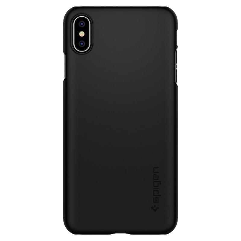 Obal-Spigen-Thin-Fit-na-iPhone-XS-Max-cierna-appleprodukty.sk_1 Obal Spigen Thin Fit na iPhone XS Max čierny – Obrázok 1