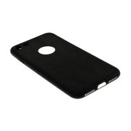 Ochranný kryt Kožený vzor (čierny) (TPU) - iPhone 7/8/SE 2 – Obrázok 2