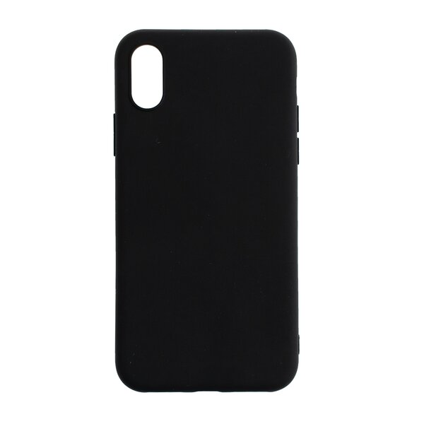 Ochranný kryt Silikónový (čierny) (TPU) - iPhone X:XS-appleprodukty.sk Ochranný kryt Silikónový (čierny) (TPU) - iPhone X/XS – Obrázok 1