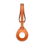 Puzdro COTEetCI kožené H-series pre Apple AirTag – oranžové