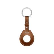 Puzdro COTEetCI kožené, na kľúče, H-series pre Apple AirTag, hnedé