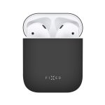 Ultratenké silikónové púzdro FIXED Silky pre Apple Airpods 1/2, čierne