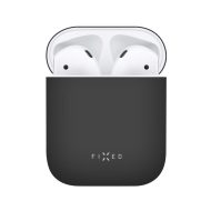 Ultratenké silikónové púzdro FIXED Silky pre Apple Airpods 1/2, čierne