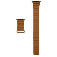 COTEetCI kožený magnetický remienok Loop Band Apple Watch 42-49 mm hnedý – Obrázok 3