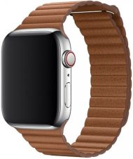 COTEetCI kožený magnetický remienok Loop Band Apple Watch 42-49 mm hnedý – Obrázok 2