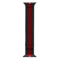 COTEetCI magnetický remienok Apple Watch 38-41 mm, milánský tah - čierny/červený – Obrázok 2