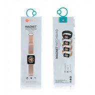 COTEetCI magnetický remienok Apple Watch 38-41 mm, milánský tah - čierny/červený – Obrázok 3