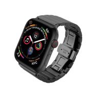 COTEetCI Stainless oceľový článkový remienok Apple Watch 38/40/41 mm – čierny