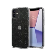 Spigen Liquid Crystal Glitter kryt iPhone 12-13 mini čirý – Obrázok 3