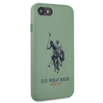 Silikónový kryt U.S. Polo Big Horse pre Apple iPhone 8 / SE 2020, zelený