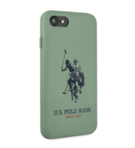 Silikónový kryt U.S. Polo Big Horse pre Apple iPhone 8 / SE 2020, zelený
