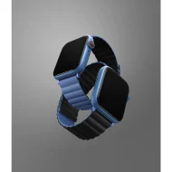 UNIQ Revix obojstranný remienok Apple Watch 42/41/40/38mm Caspian - modrý/čierny – Obrázok 4