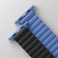 UNIQ Revix obojstranný remienok Apple Watch 42/41/40/38mm Caspian - modrý/čierny – Obrázok 3